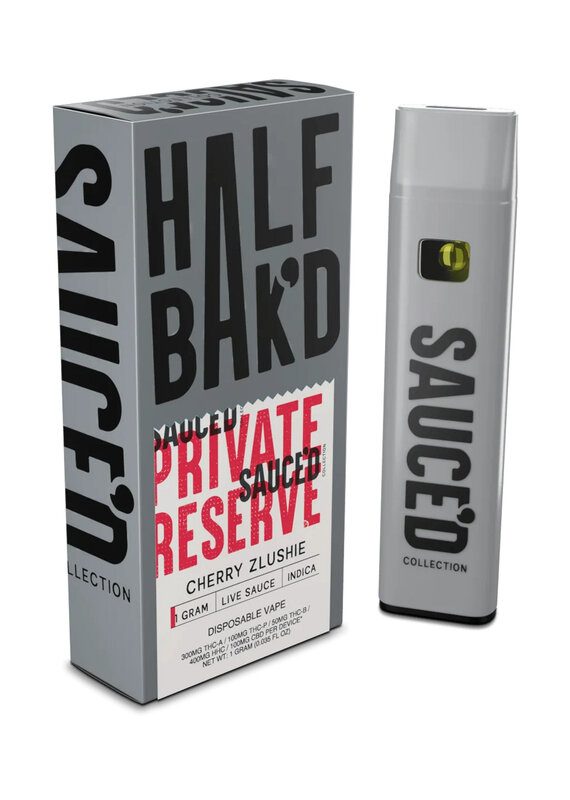 Half Baked Half Bak'd Sauce'd Private Reserve 1g Disposable