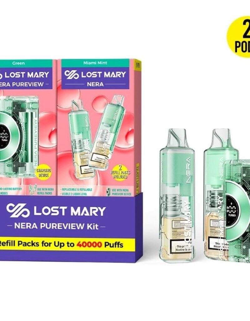 Lost Mary Lost Mary Nera Pure View 24ml 40K Disposable