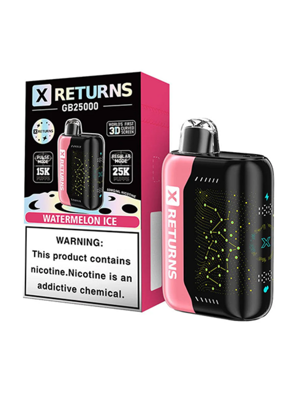 X Returns GB 25000 Disposable