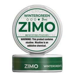Zimo Zimo Tobacco Free Nicotine Pouches Wintergreen 3mg single