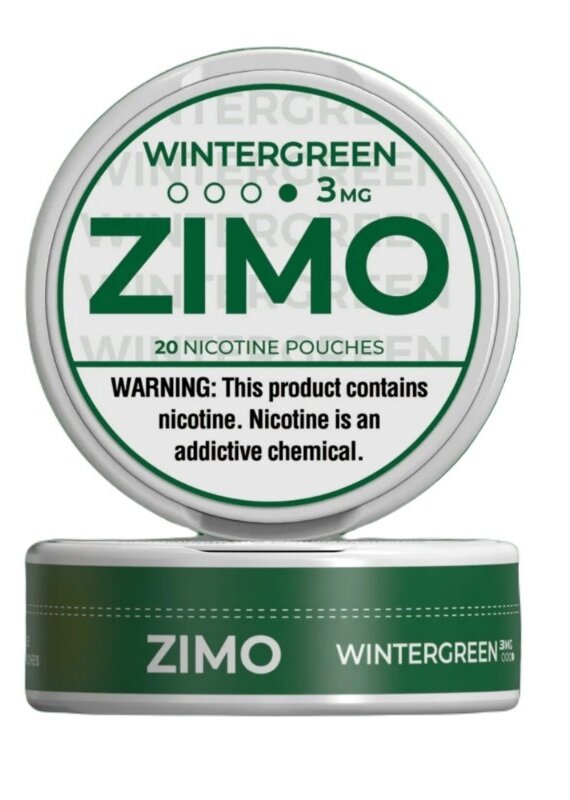 Zimo Zimo Tobacco Free Nicotine Pouches Wintergreen 3mg single