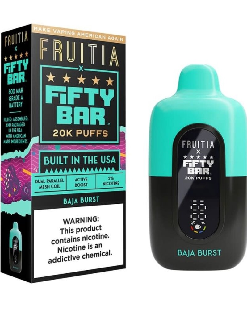Fifty Bar Fifty Bar x Fruitia 20K Disposable