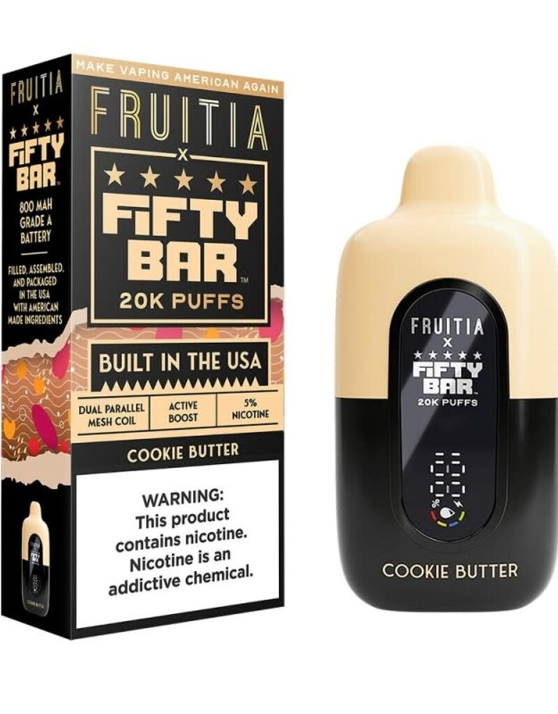 Fifty Bar Fifty Bar x Fruitia 20K Disposable