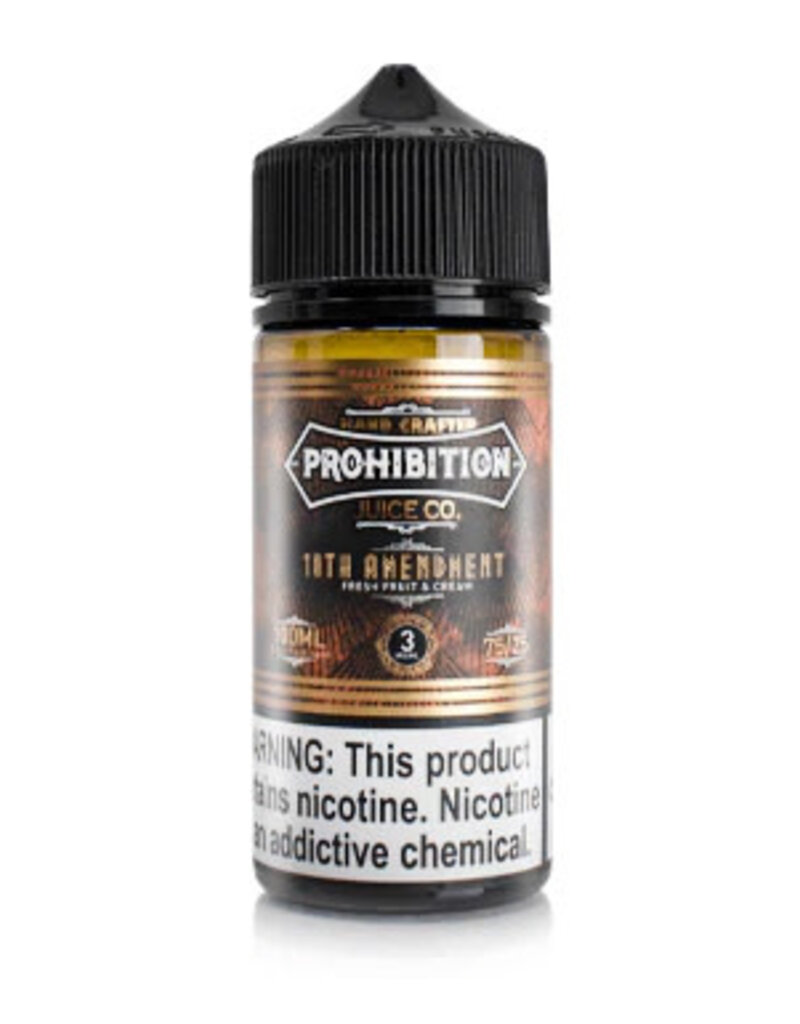Prohibition Juice Co. Prohibition 18th Amendment 100ml