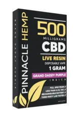 Pen Pinnacle CBD 1G Disposable 500mg