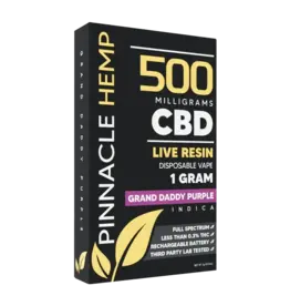 Pen Pinnacle CBD 1G Disposable 500mg