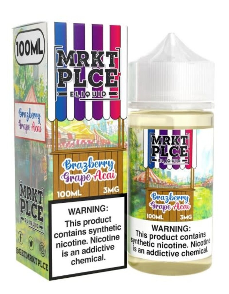 MRKT PLCE BLND'D High Nic Brazzyberry Grape Acai