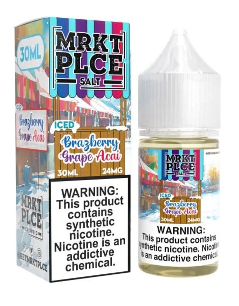 MRKT PLCE MRKT PLCE Iced Brazberry Grape Aci Salt
