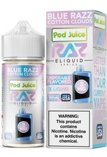 Pod Juice Raz X Pod Juice Blue Razz Cotton Clouds