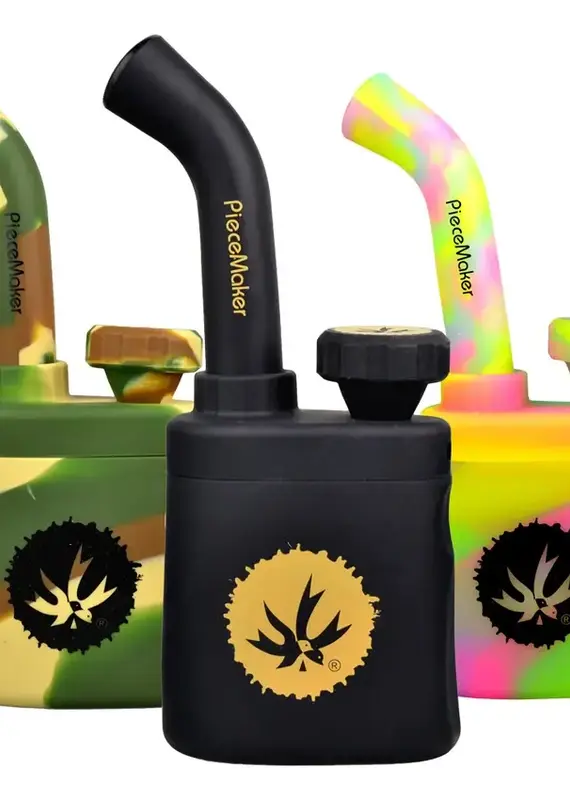 Piecemaker Piecemaker Klutch Silicone Water Pipe 7" Assorted