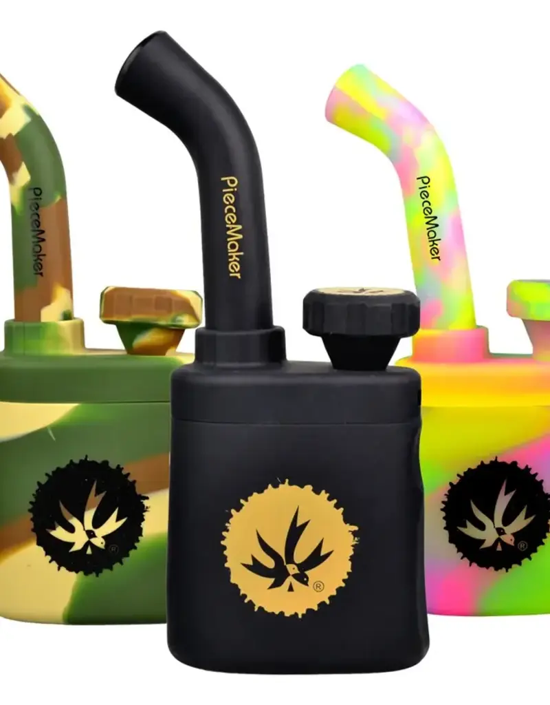 Piecemaker Piecemaker Klutch Silicone Water Pipe 7" Assorted