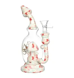 Pulsar Pulsar Shroom Celebration Water Pipe 8" - Heart