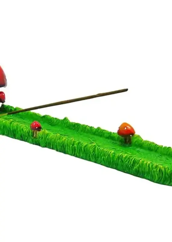 Mushroom Garden Incense Burner 11"