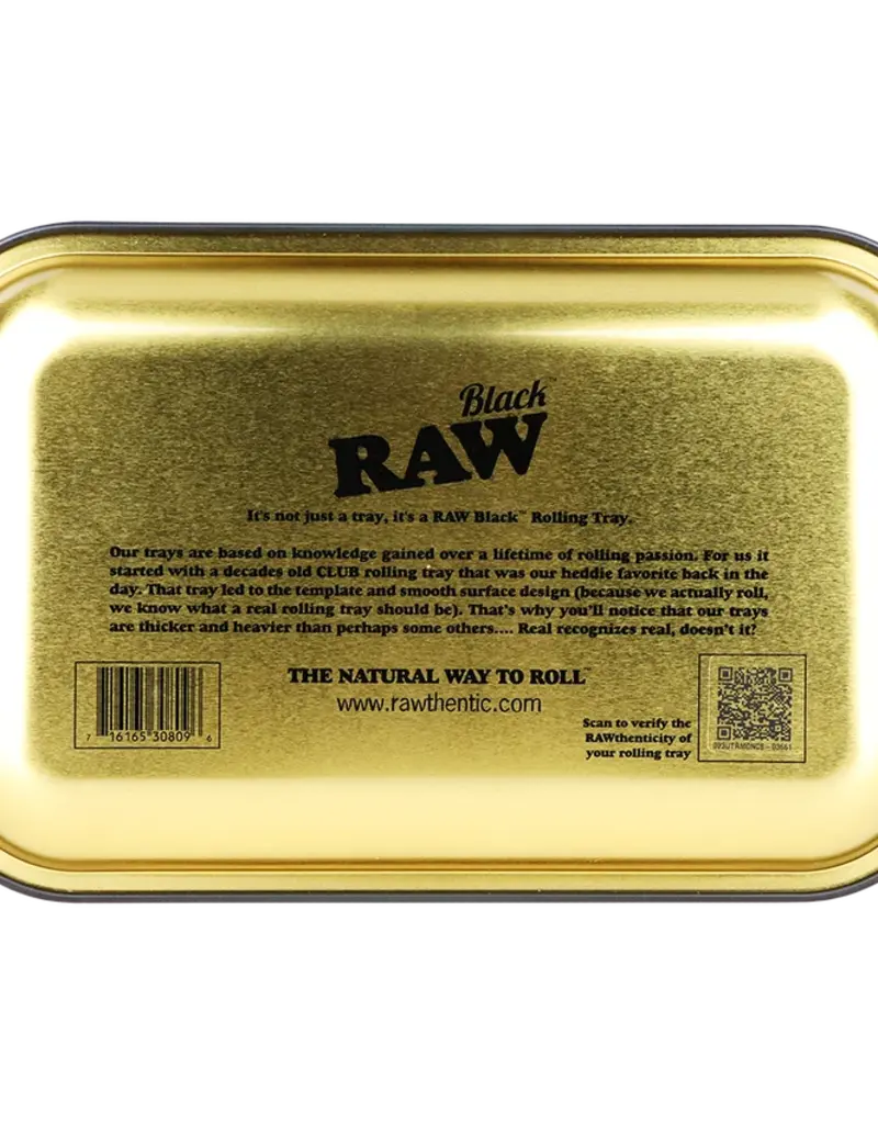 Raw Raw Black Cone Monster Metal Small Rolling Tray
