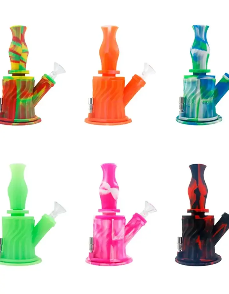 AFG Silicone 3 in 1 Water Pipe - 7"/14mm F