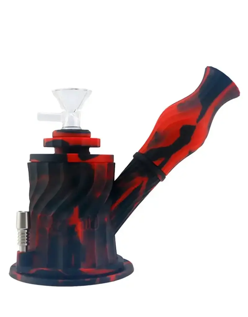 AFG Silicone 3 in 1 Water Pipe - 7"/14mm F