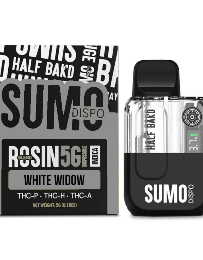 Half Baked Half Bak'd Rosin Blend SUMO 5g Disposable
