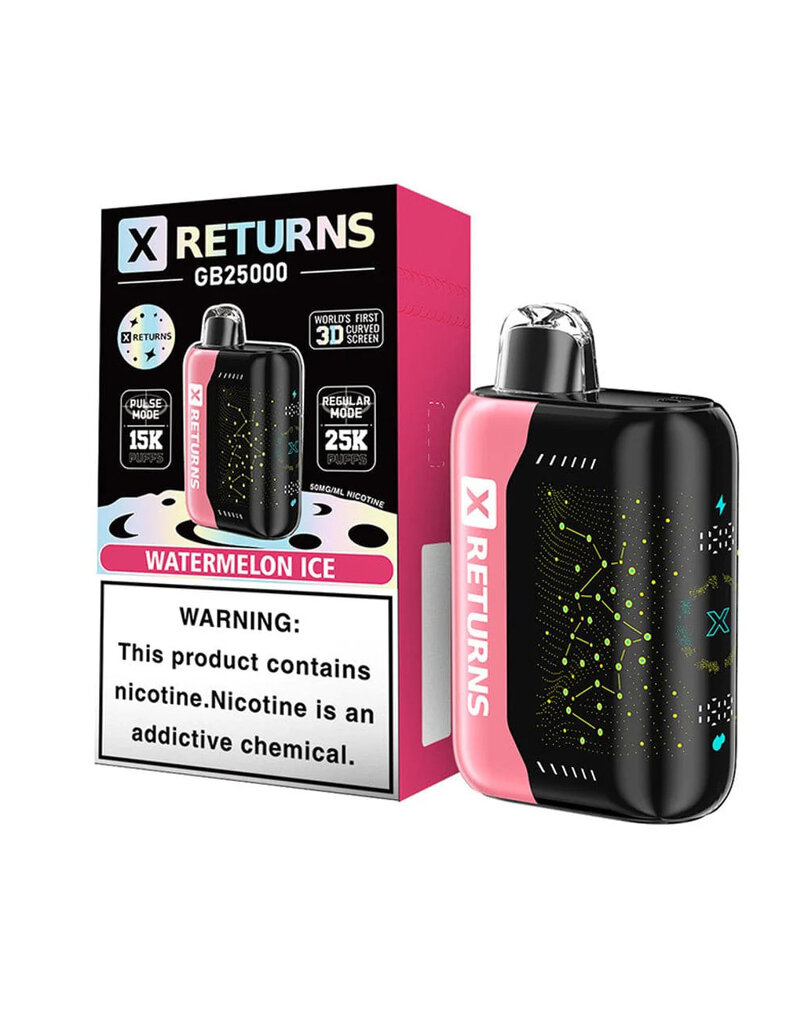 X Returns GB 25000 Disposable