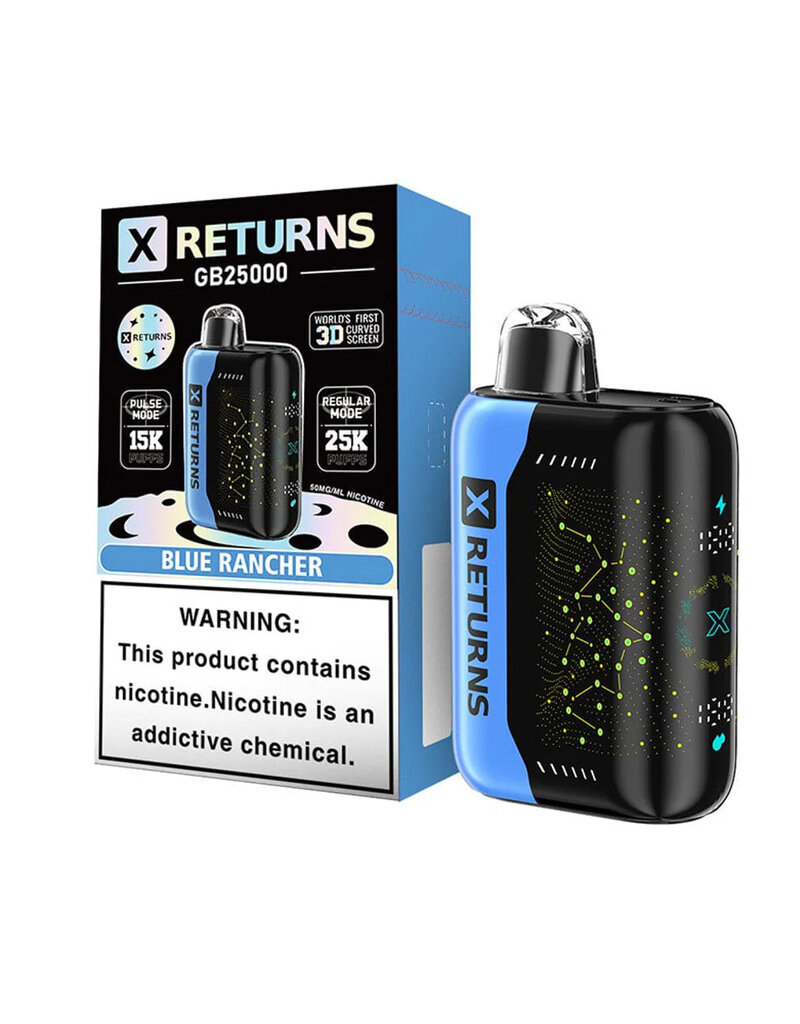 X Returns GB 25000 Disposable