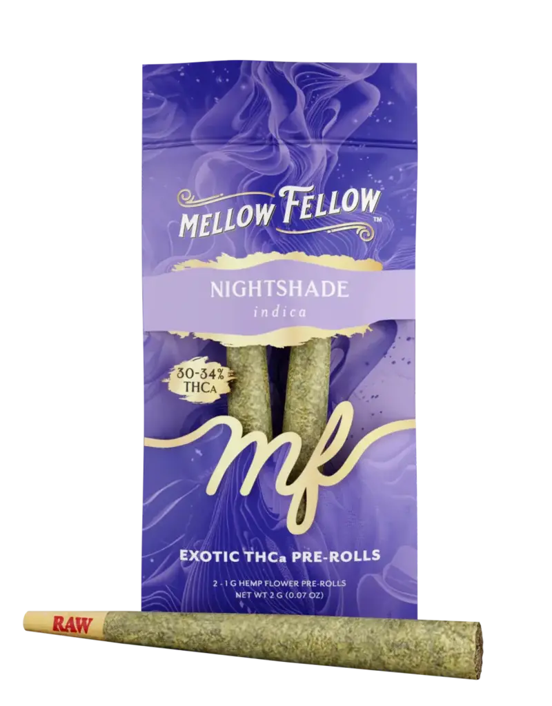 Mellow Fellow Mellow Fellow 2g THCA Exotic Pre Roll (2pc )