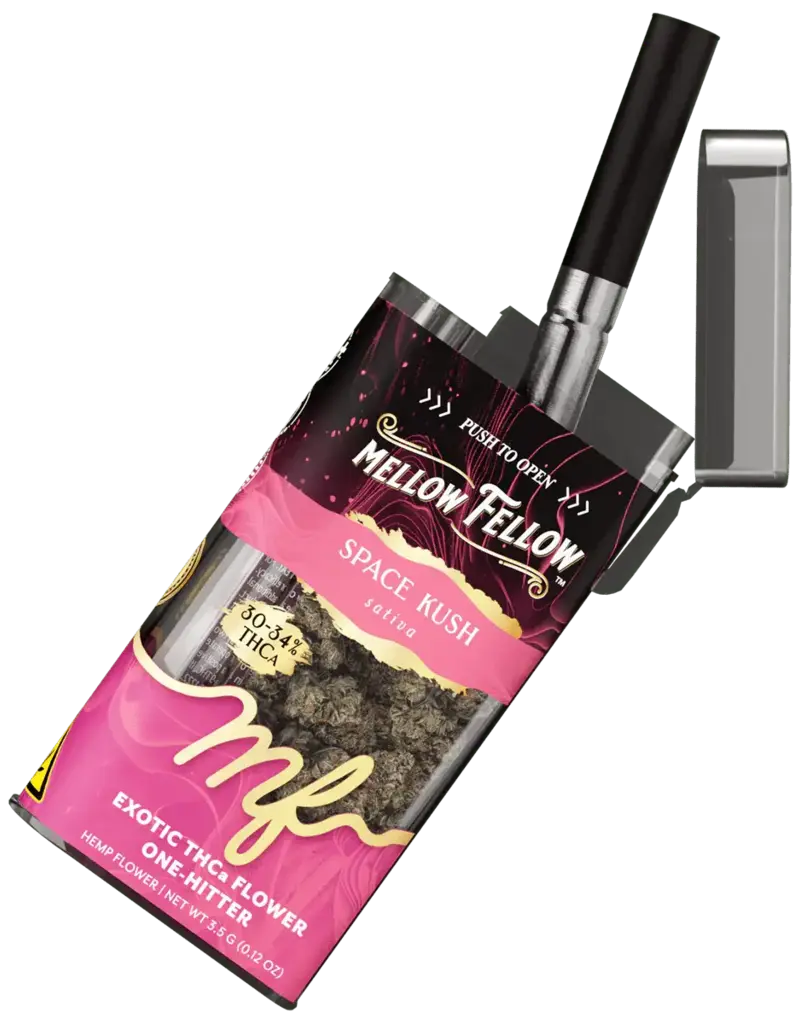 Mellow Fellow Mellow Fellow THCA 3.5g Exotic Flower + One Hitter