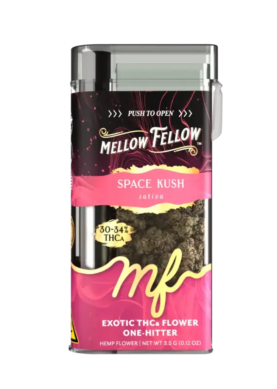 Mellow Fellow Mellow Fellow THCA 3.5g Exotic Flower + One Hitter