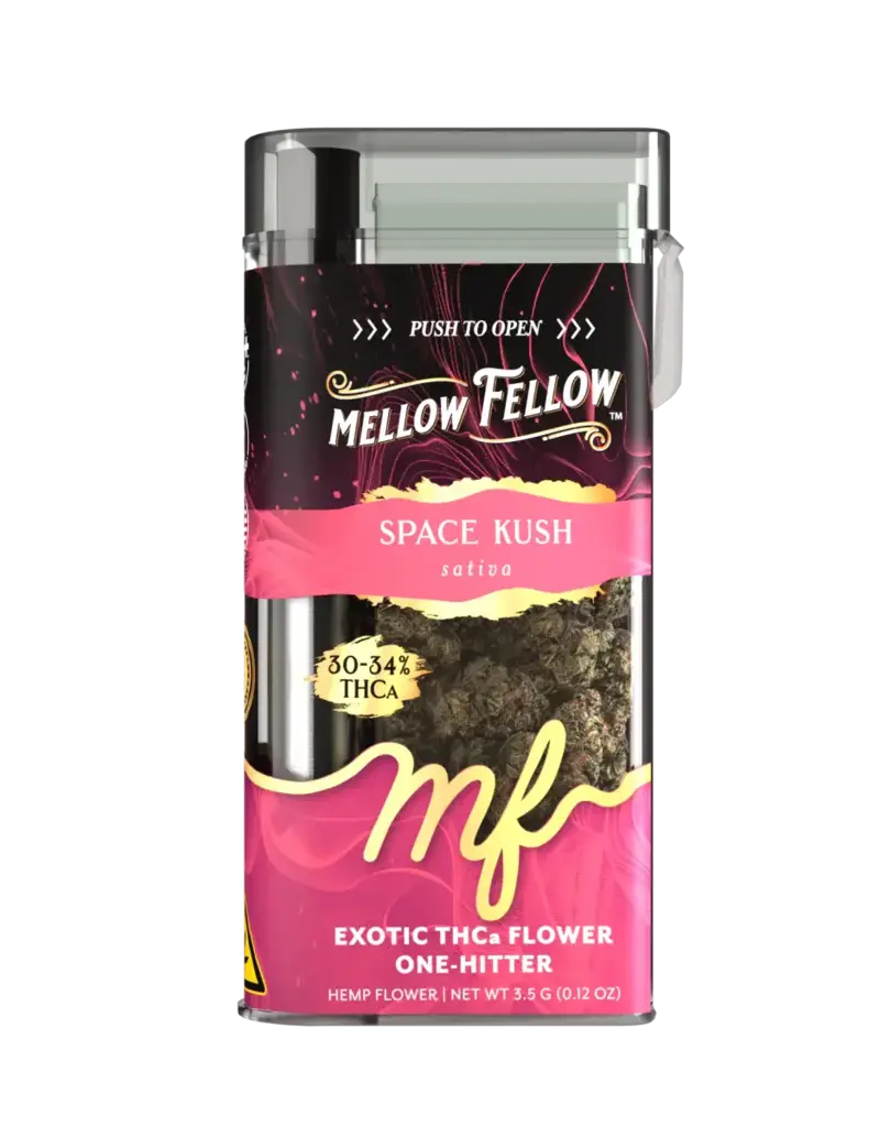 Mellow Fellow Mellow Fellow THCA 3.5g Exotic Flower + One Hitter