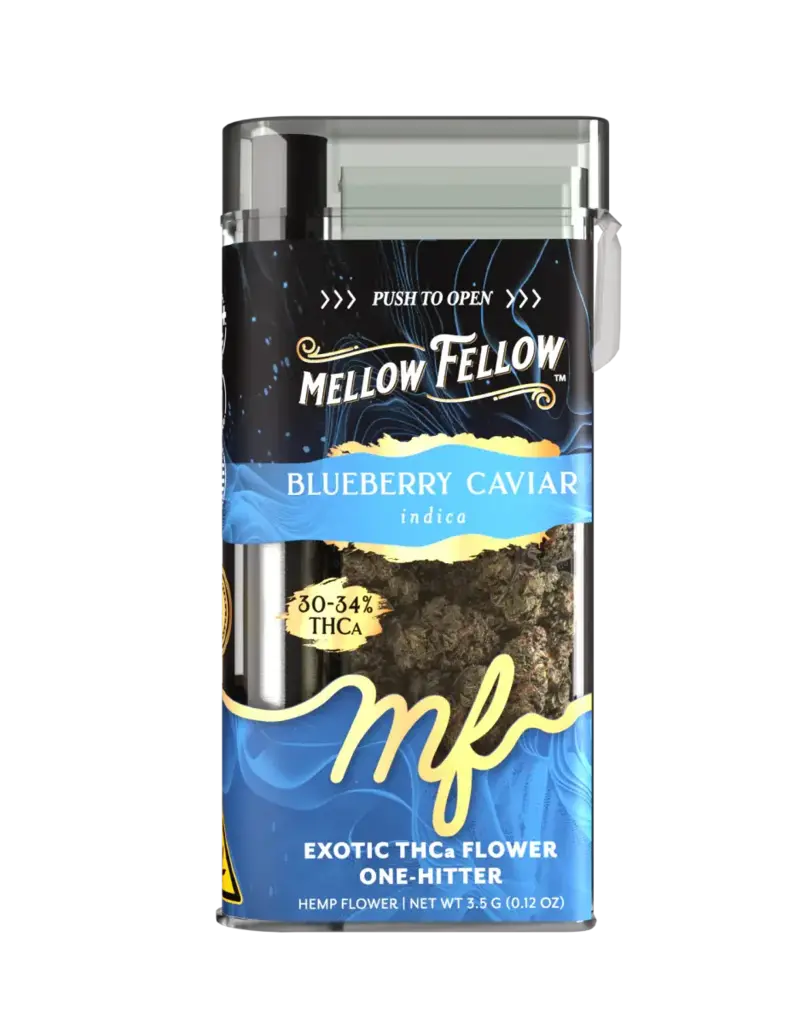 Mellow Fellow Mellow Fellow THCA 3.5g Exotic Flower + One Hitter