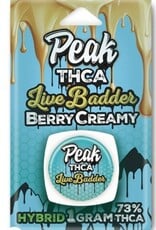 Peak Peak THCA Live Badder Wax