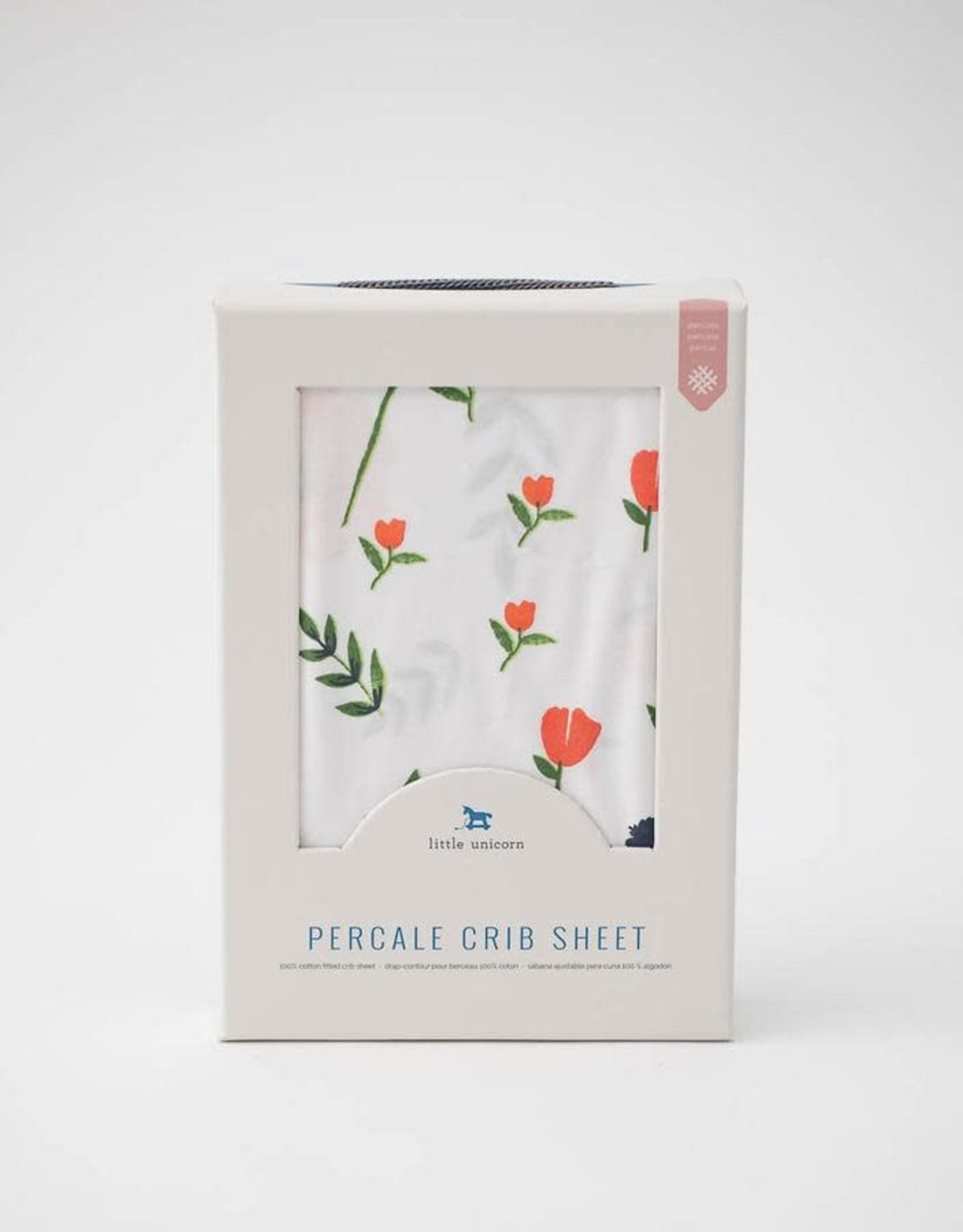poppy crib sheet