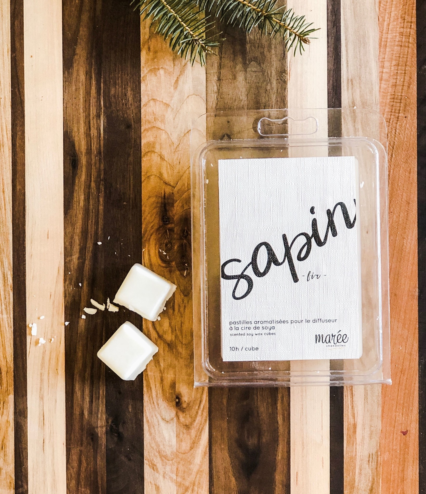 Marée chandelles MARÉE CHANDELLES: Pastilles pour diffuseur Sapin