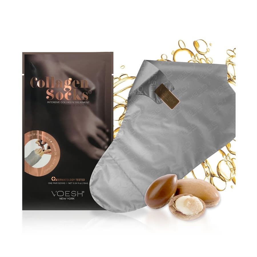 VOESH: Chaussettes de Collagène Huile d'argan + Extraits floraux