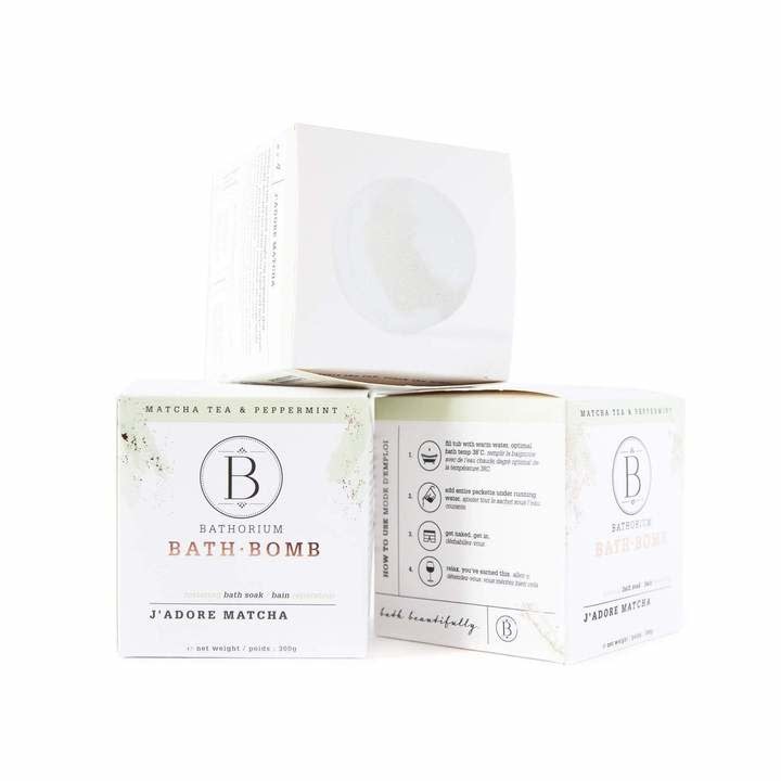 Bathorium BATHORIUM : BOMBE DE BAIN - MATCHA & MENTHE - J'ADORE MATCHA