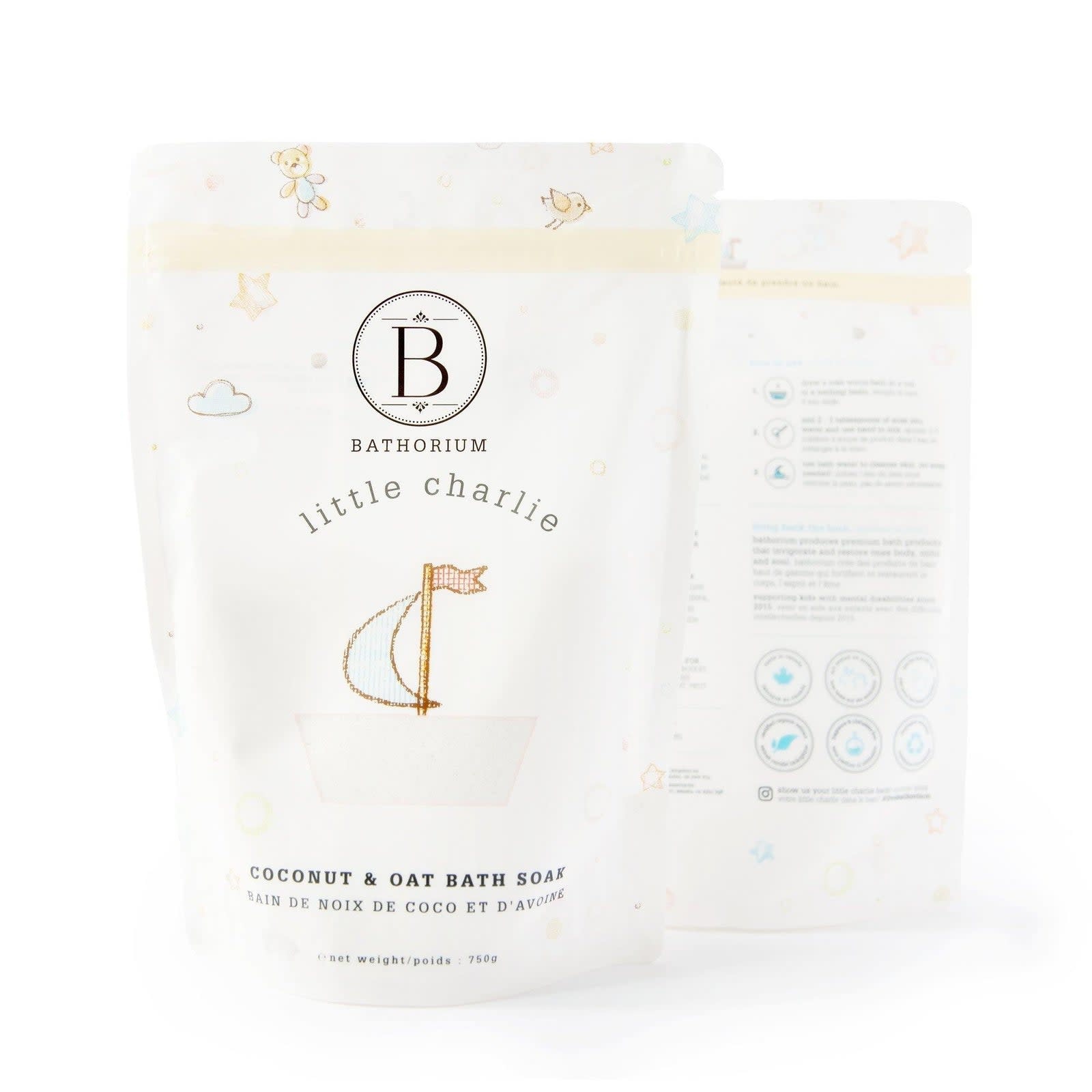 Bathorium BATHORIUM : BAIN DE DÉTENTE POUR BÉBÉS ET ENFANTS - LITTLE CHARLIE - COCO & AVOINE 750 g