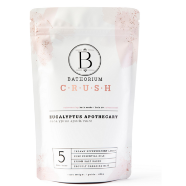 Bathorium BATHORIUM : BAIN RAJEUNISSANT - CRUSH - EUCALYPTUS APOTHICAIRE-600g/ 5 bains