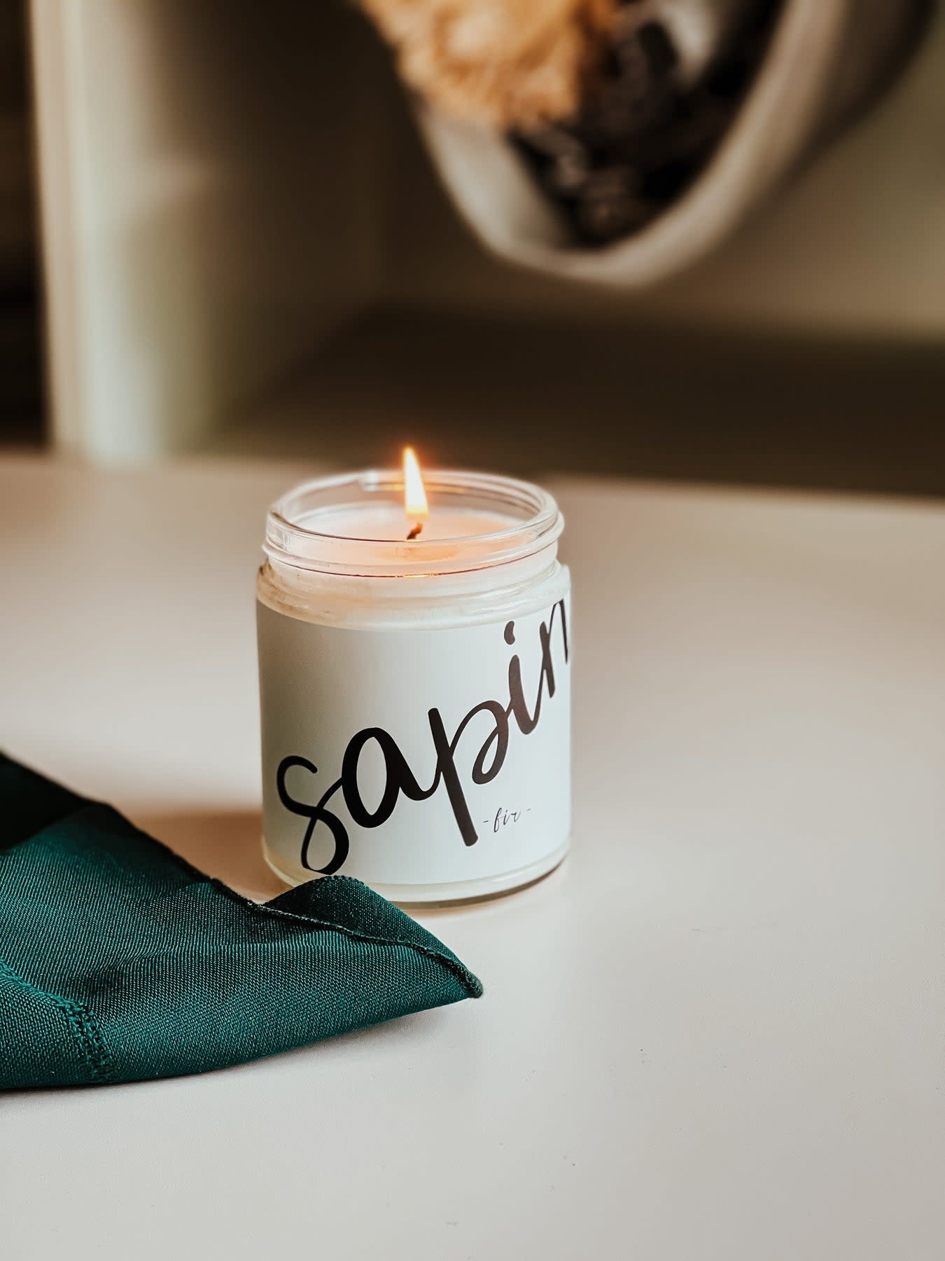 Marée chandelles MARÉE CHANDELLES: Chandelle Sapin - Mèche de coton