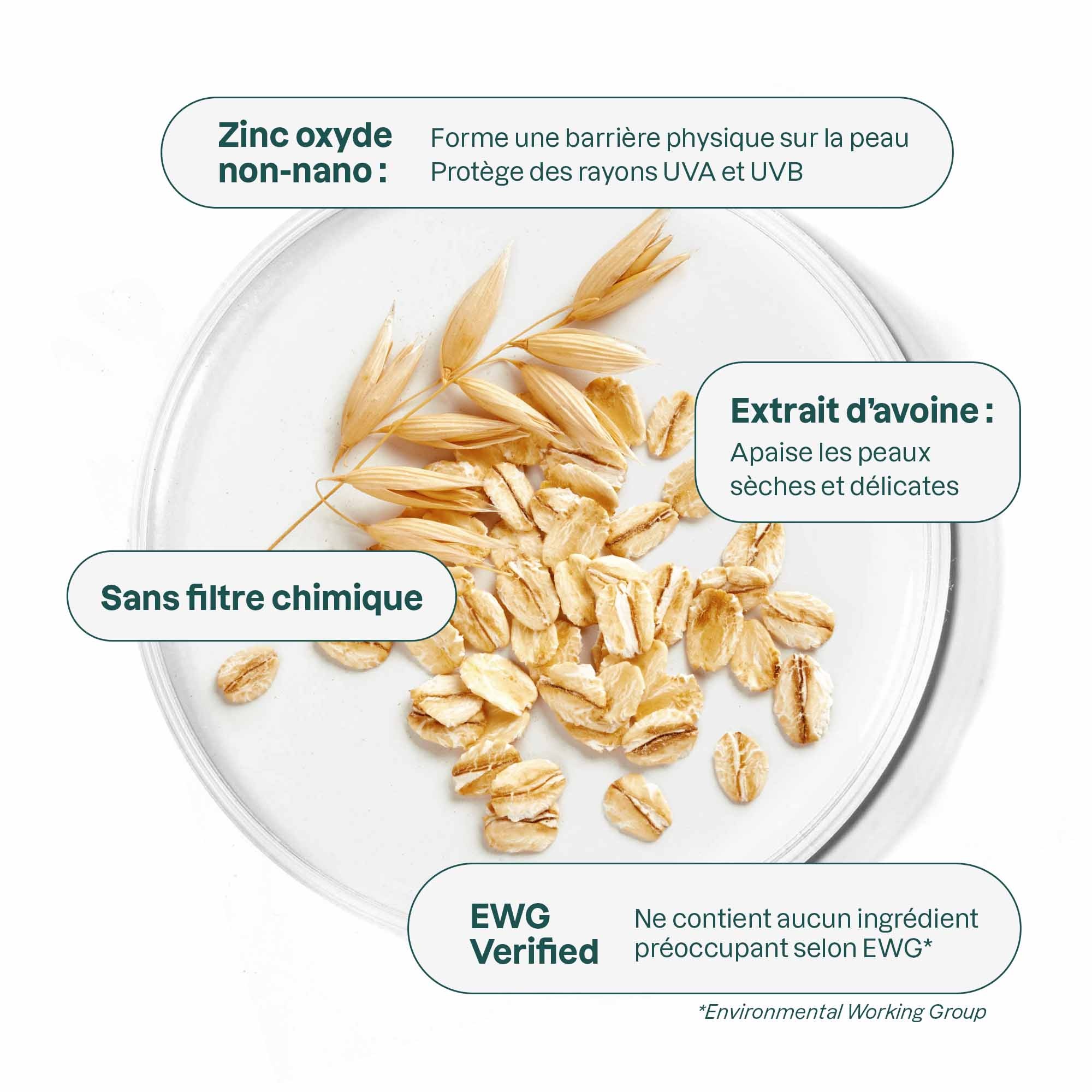 ATTITUDE : Sensitive natural Crème solaire minérale peau sensible fps 30 Sans odeur | 150g