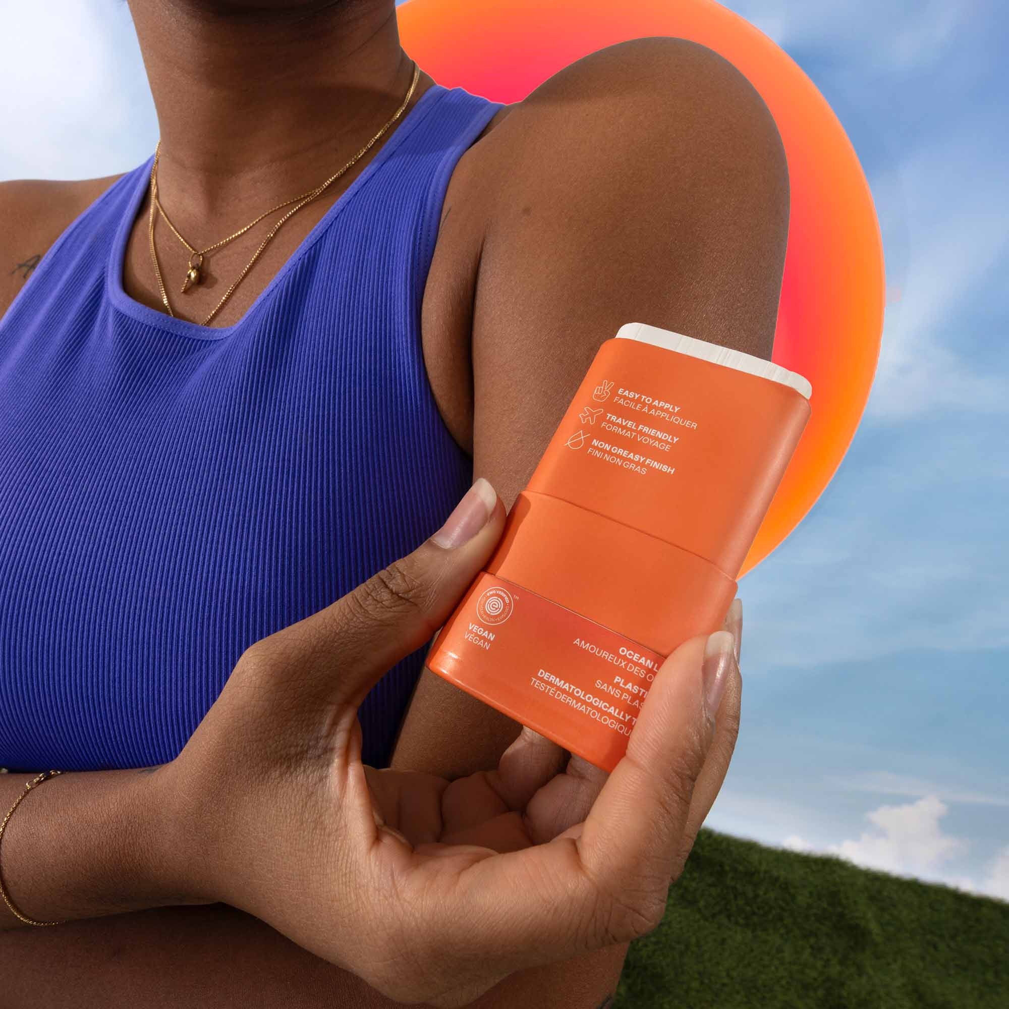 ATTITUDE : Sunly™ Bâton solaire minéral sans plastique fps 30 Fleur d'oranger | 60g