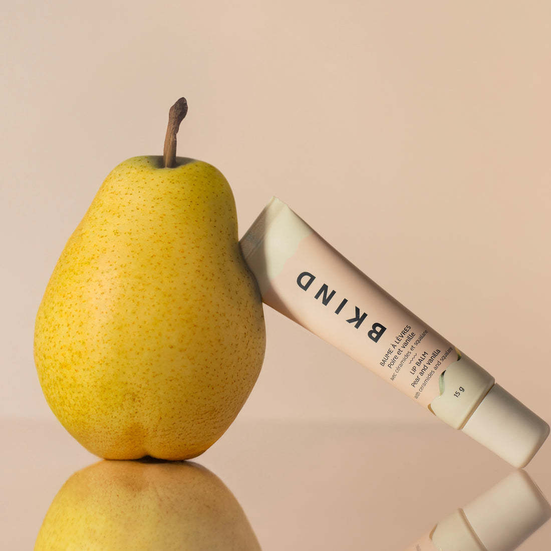 BKIND BKIND : Baume à lèvres nourrissant avec céramides - Poire et vanille