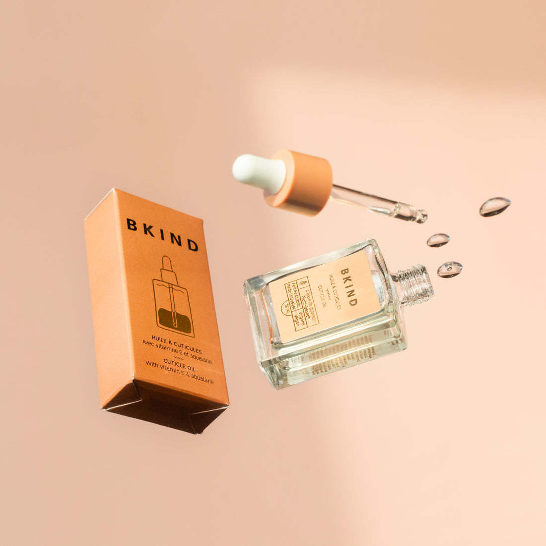 BKIND BKIND : Huile à cuticules avec vitamine E et squalane