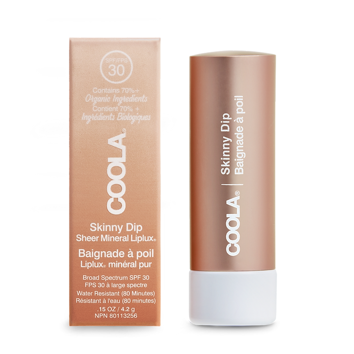 Coola COOLA : LIPLUX SPF30 - Skinny Dip / Baignade à poil