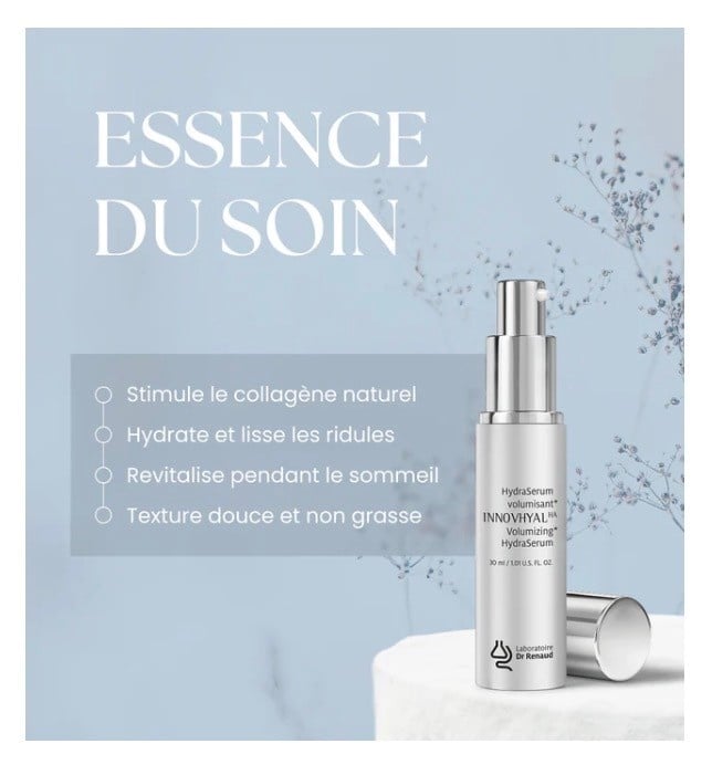 Laboratoire Dr Renaud LABORATOIRE DR RENAUD : INNOVHYALHA HYDRASÉRUM VOLUMISANT