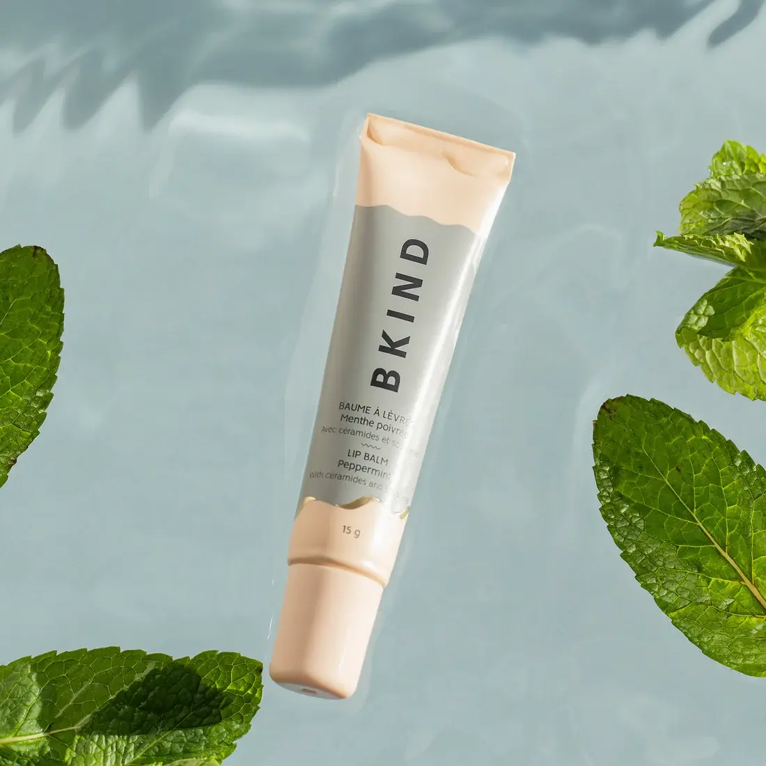 BKIND BKIND : Baume à lèvres nourrissant avec céramides - Menthe poivrée