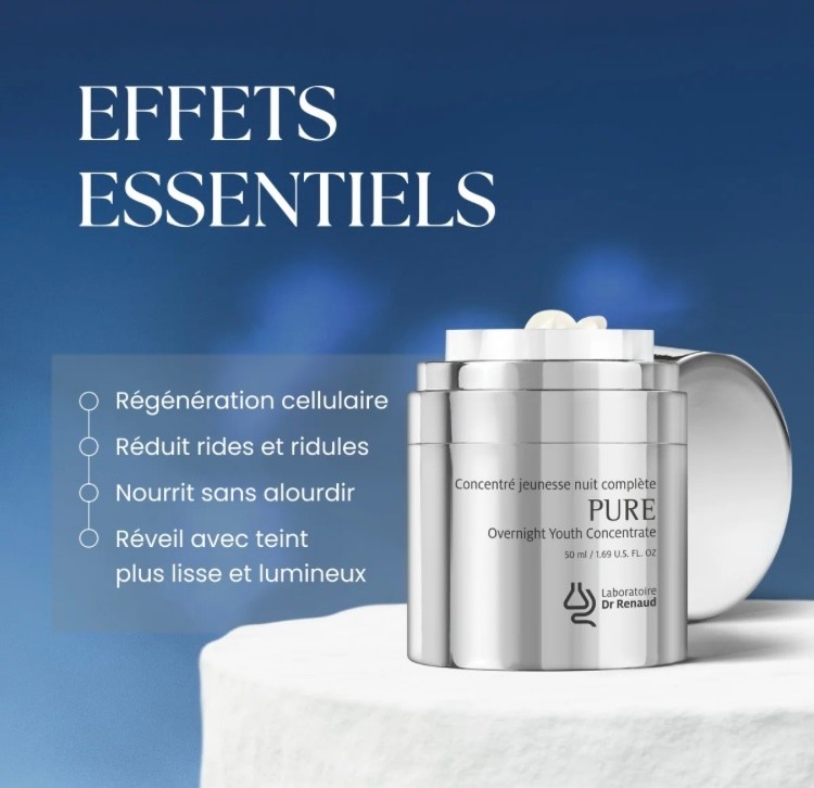 Laboratoire Dr Renaud LABORATOIRE DR RENAUD: Pure Concentré Jeunesse Nuit Complète