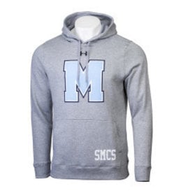 UNDER ARMOUR YOUTH UA HUSTLE BIG M HOODIE - Grey