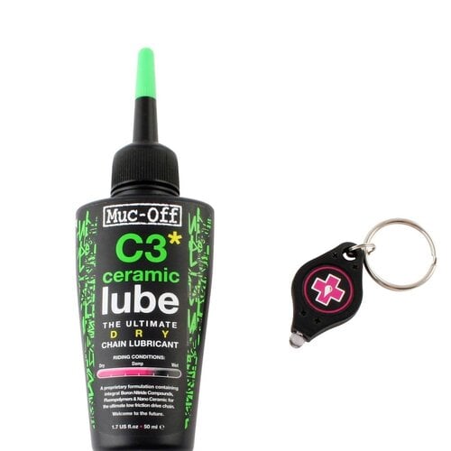 Muc-Off Lubrifiant Muc-Off C3 Dry Ceramic w/ Lumière UV