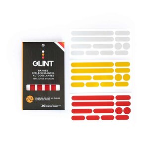GLINT Reflective ENSEMBLE D'AUTOCOLLANTS POUR CADRE - 3 couleurs