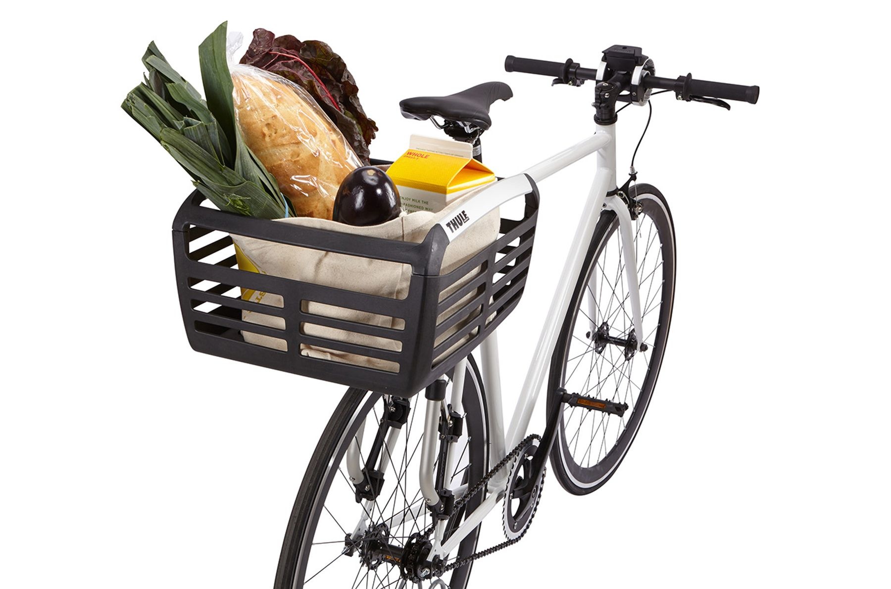 Panier Avant Vélo Amovible 34x27x26cm En Métal - Support Inclus, Facile à Installer, Pour Courses Et Balades