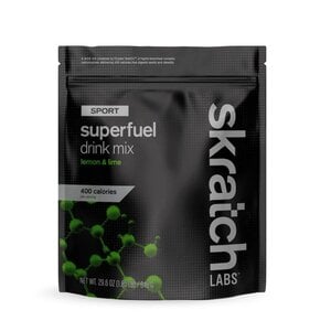 Skratch Labs Mélange à Boisson Sport Superfuel Citron et Lime 840G