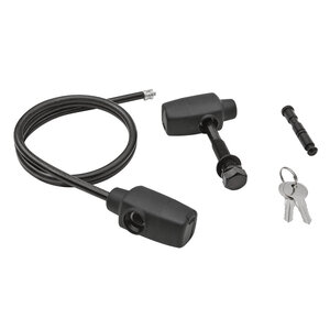 HITCH RECEIVER AND BIKE CABLE LOCK